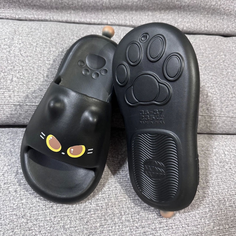 New Cute 3D Black Cat Paw Slid - Outdoor Lighting Black ulasan dan harga