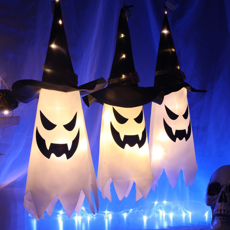 Halloween Glowing Witch Hat La - Outdoor Lighting Effects ulasan dan harga
