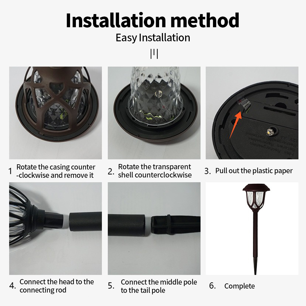 LED Solar Courtyard Lamp Outdo - Outdoor Lighting Pathway ulasan dan harga