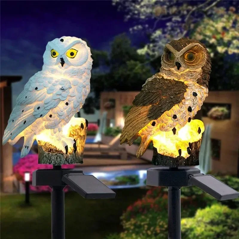 Solar Owl Statue Garden Light  - Outdoor Lighting Ip65 ulasan dan harga